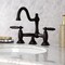 Kingston Brass KS3915GL Restoration Bathroom Bridge Faucet, Oil Rubbed Bronze KS3915GL - alternate 4